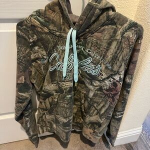 Cabela's Women's Camouflage Hoodie with Teal Accents